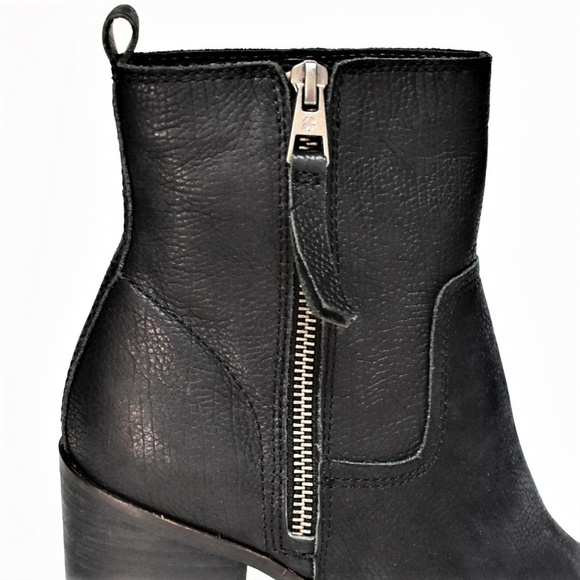 NEW Lucky Brand Kamren 8.5 38.5 Ankle Boots Black - Picture 5 of 8